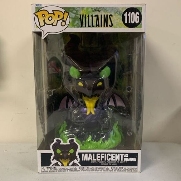 Funko Other - Funko Pop Jumbo: Villains - Maleficent Dragon, 10"